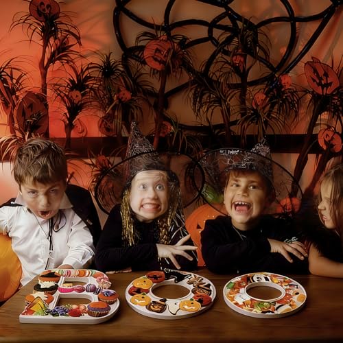 Wooden Boo Letter-Shaped Serving Platter for Halloween Snacks - White, 12 Inch