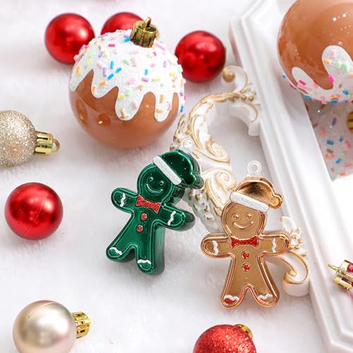 Christmas Ball Ornaments Set - Shatterproof Holiday Decoration Kit - Variation C