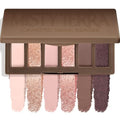 Shimmer Glitter Eyeshadow Palette - 6 Color Metallic & Sparkle Shades with Mirror