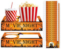 Halloween Movie Night Snack Trays - 50 Pack Halloween Castle Paper Food Boxes