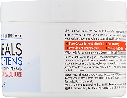 Palmer’s Cocoa Butter Formula Daily Skin Therapy, Solid Formula, 7.25 Ounces (Pack of 3) .pack