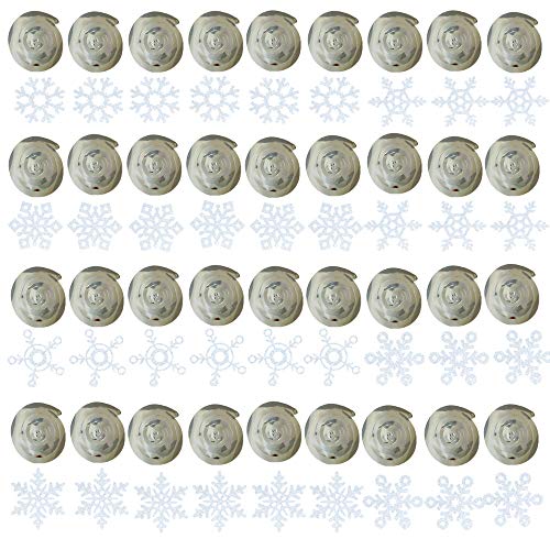 Snowflake Hanging Swirls Christmas Winter Party Decorations - 36 Pcs, Variation: Snowflake
