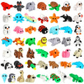 Mini 3D Printed Animal Figurines Set - 50 Styles, Poseable Pals Variation of This Listing