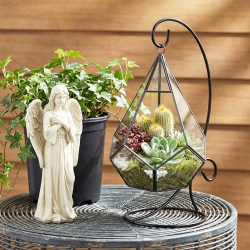 16 Black Iron Ornament Display Stands for Hanging Decorations