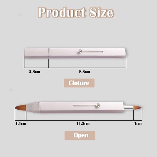3 Pack Lip Brush for Lipstick Makeup Brushes Double-Ended Retractable Lip Brush with Cap Dustproof for Lipstick Gloss Creams Portable with Cap(Black + Gold + Silver)