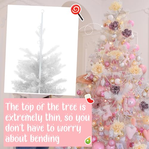 19.7in Christmas Tree Topper Holder Stabilizer Kit White for All Tree Bases