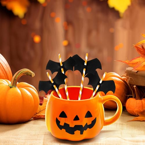 Halloween Pumpkin Mug 12 oz Ceramic Cup with Smiling Face - Fall & Halloween Decor