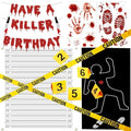 Crime Scene Decorations Kit for Murder Mystery & Halloween Parties