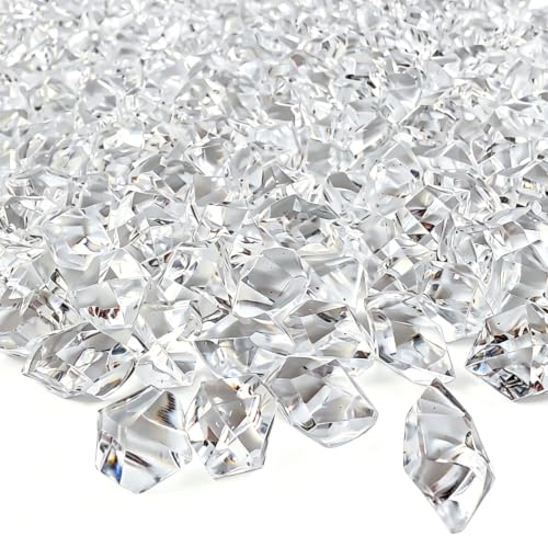 Clear Acrylic Ice Rocks Set for Decor Vase Fillers Party Table Centerpieces
