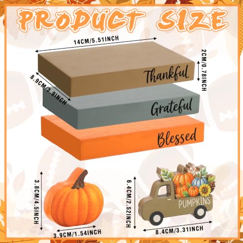 Fall Decor Pumpkin Carriage Tiered Tray Decor - Farmhouse Autumn Home Accent