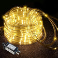 Outdoor Rope Lights 33ft 100 LEDs Warm White Waterproof & Connectable