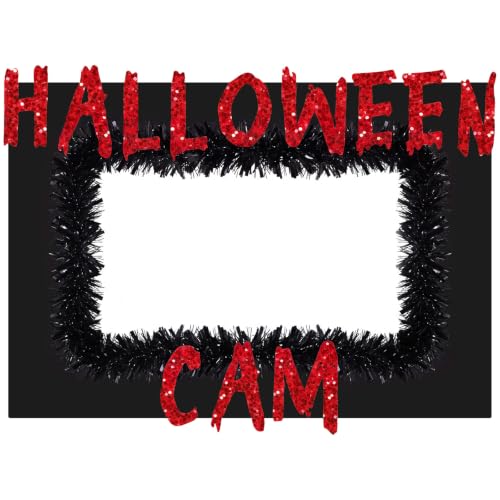 Halloween Photo Booth Frame Trick or Treat Selfie Prop Large Cardboard Decoration - Halloween Variation