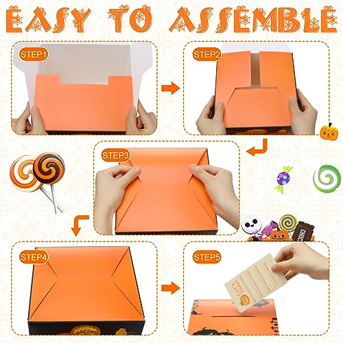 Halloween Pumpkin Carving Contest Awards Kit with Ballot Box, Ribbons & Ballots