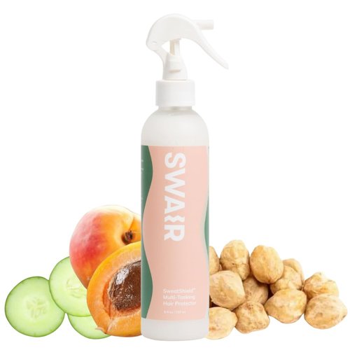 SWAIR SweatShield Hair Protector - Leave-in Conditioner Spray - Repels Sweat, Humidity, Fights Frizz - Clean Formula - 8oz