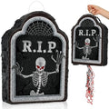 Halloween Piñata Tombstone Pull String Fillable Decoration - Leitee