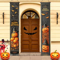 Halloween Decor Banner - Happy Halloween Porch Signs for Indoor & Outdoor Use - 5 Variations