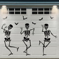 Halloween Skeleton and Bat Magnet Stickers - 31 Pcs Garage Door and Refrigerator Decor
