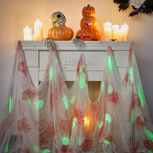 Halloween Creepy Cloth - Bloody Glow 85 x 197 Inch Spooky Decor, Variation of THIS listing