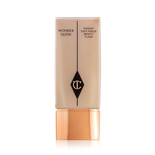 Charlotte Tilbury Wonderglow Face Primer - Illuminating Dewy Primer for Hydration & Soft-Focus Finish - Infused with Hyaluronic Acid & Rosehip Oil
