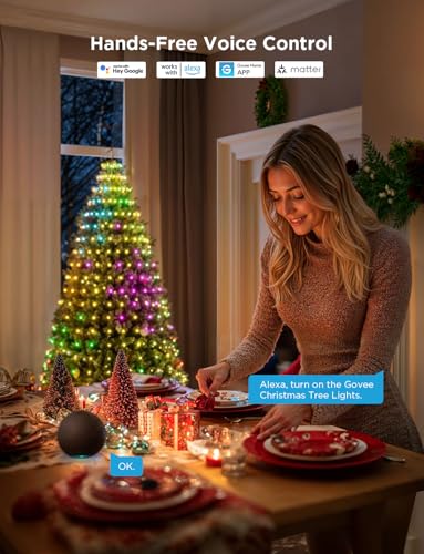 6.6ft Christmas Tree String Lights with 480 LEDs & App Control