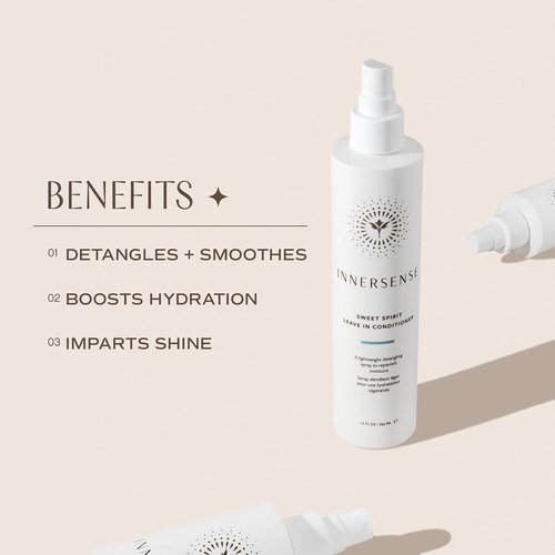 Innersense Organic Beauty - Natural Sweet Spirit Leave-In Conditioner | Non-Toxic, Cruelty-Free (10 fl oz)