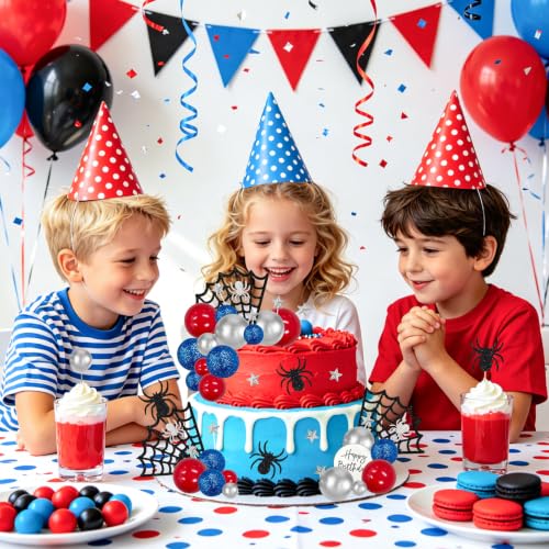 Spider Cake Topper 39Pcs Halloween Birthday Decoration Set - Variation 5