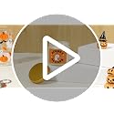 Mindsoft Halloween Boo Basket Gift Set Orange - Ghost Glass Cup Blanket Socks Candle