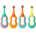 onluckdeer Baby Toothbrush,Lovely Calabash Handle Design Soft Bristles Infant to Toddler Toothbrush,Small Head for 0-3 Years, Teething Relief,4 Pack