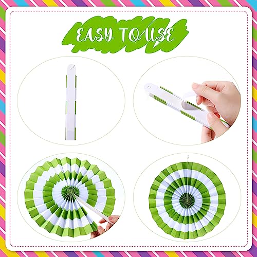 Candy Themed Hanging Paper Fans - 27 Piece Party Decorations - Classic Variation