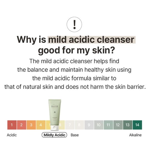 Mixsoon Master Gentle Recipe Foam Cleanser - Mild Exfoliation with Amino Acid Complex & Cica | 150ml / 5.07 fl. oz.