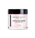 Legacy Nails Pink Acrylic Powder - High-Quality, Fast-Drying Formula for Nail Extensions | 30g / 1oz.