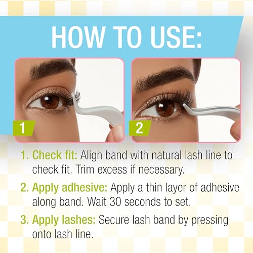 False Eyelashes - Reusable Fluffy Wispy Lash Set with 4 Pairs - Vibez Style