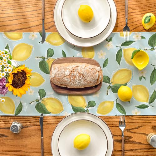 Floral Summer Table Runner 13x90 Inch for Dining & Home Decor