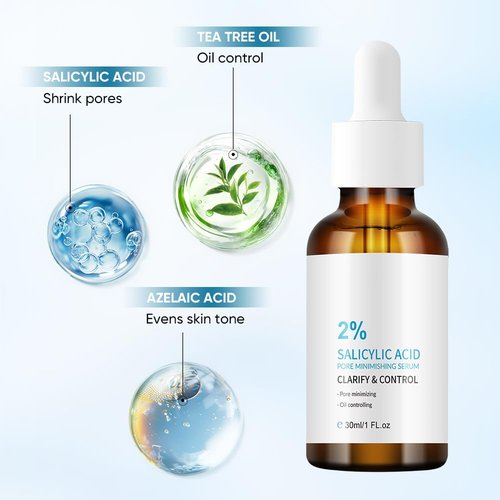 Regine Switzerland 2% Salicylic Acid Serum - Acne Treatment, Blackhead Control & Oil Reduction