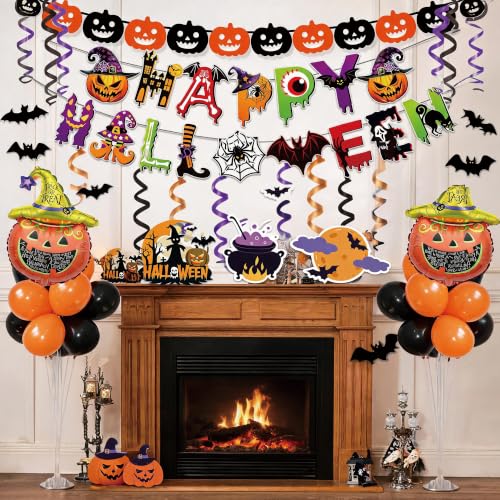 Halloween Party Decorations Set - 19 Pieces for Spooky Celebration