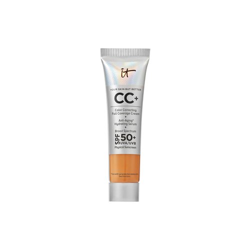 IT Cosmetics CC+ Cream - Full Coverage Foundation With SPF 50+ & Anti-Aging Serum | Lightweight, 24H Wear