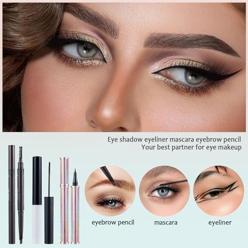 Full Makeup Kit for Women & Teens - Eyeshadow, Lip Gloss, Brushes & More