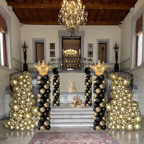 Set of 4 Balloon Column Stand Kit - Adjustable 7ft Balloon Arch & Garland Strips