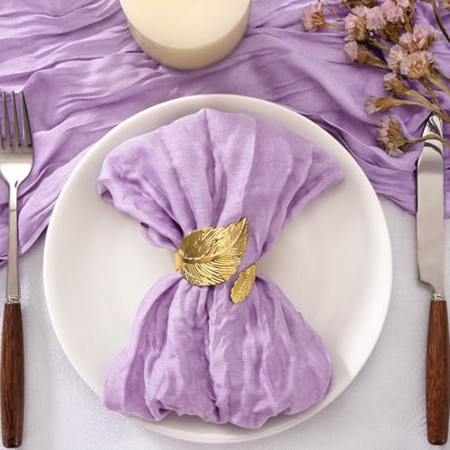 Lilac Cloth Napkins Set of 50 - 21x21 Inch Bulk Dinner Napkins for Events