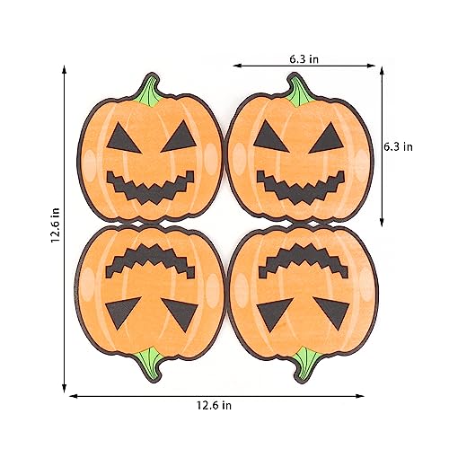 Pumpkin Halloween Party Napkins - 50 Pack Disposable Paper Party Favors