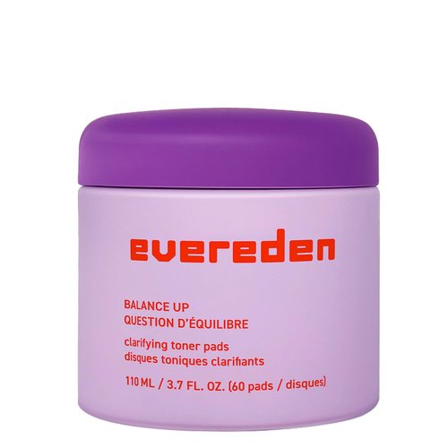 Evereden Balance Up Toner Pads for Face - Clean and Vegan Teen Water-Based Face Toner Pads with Green Tea, Chamomile, and White Tea for Oily and Pimple-Prone Skin - Balanced Skin & Clog-Free Pores