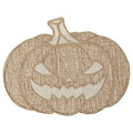 Halloween Placemats Set of 4 - Jack O'Lantern Burlap & Polyester Table Decor