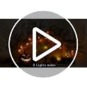 8 Modes 6 Ft Halloween Vine Lights with Purple & Orange LEDs, Timer, Battery Operated