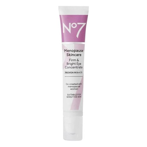 No7 Menopause Skincare Eye Concentrate - Revitalizing Cream for Dark Circles & Puffiness - 15 ml Cooling Roller
