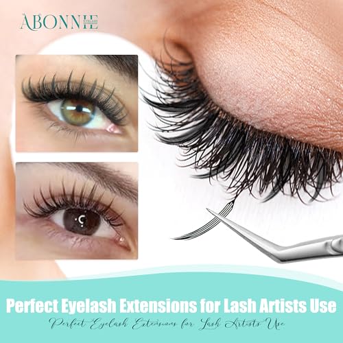 Premade Anime Lash Extensions Spire-0.07 D 8-15mm Feather Shape for Natural Look - ABONNIE