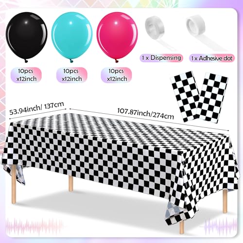 Halloween Car Trunk Decorations with 1950s Diner Backdrop and Balloons
