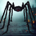 Giant Halloween Spider Decoration - 108 Inch Outdoor & Indoor Haunted House Prop