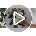 Odouzy Light Pink Wedding Arch Flowers Pack of 2 Artificial Garland Wedding Decor