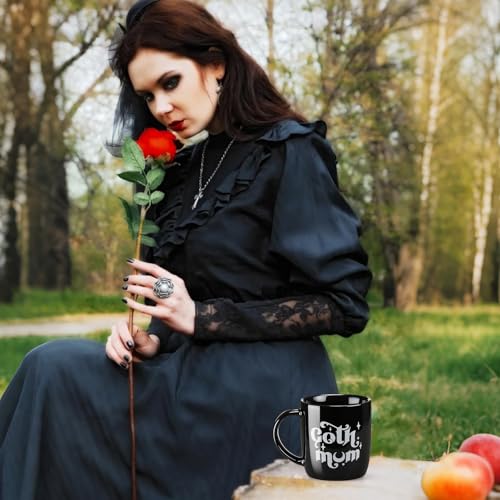 Goth Mom Coffee Mug - Halloween Gift for Mom, 12 oz Ceramic Cup
