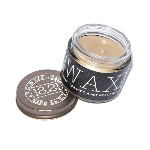 18.21 Man Made Hair Styling Wax - Original Sweet Tobacco Scent | Low Shine Finish, 2oz